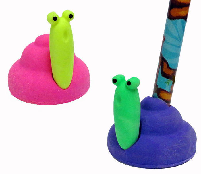 Snail Eraser Pencil Holder, #3245
