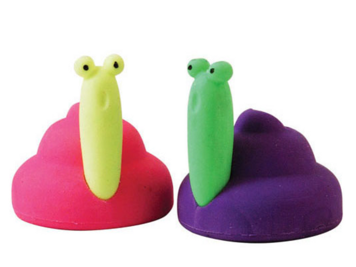 Snail Eraser Pencil Holder (24 per unit), #3245 (F-29)