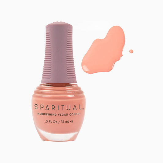 SpaRitual Nourishing Lacquer Polish - Sweetness - Neutral Peach Creme - 15ML