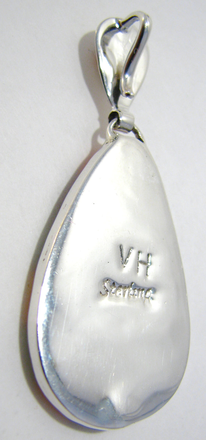 Sterling Silver Multi Stones Pendant TSC032