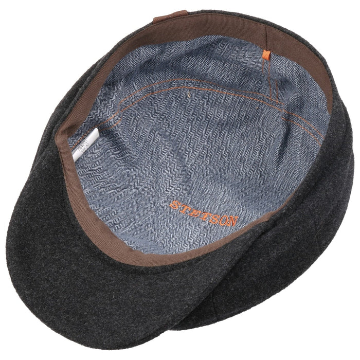 Stetson Hatteras Noir Flat Hat Cap