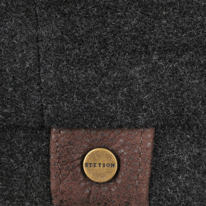 Stetson Hatteras Noir Flat Hat Cap