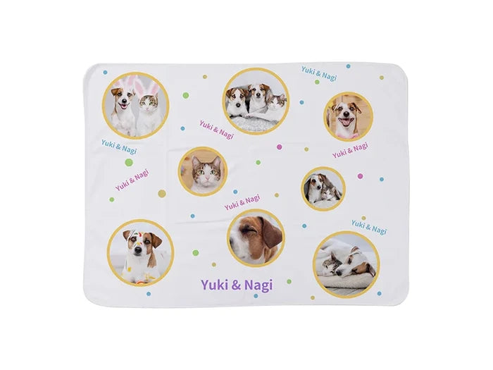 Sublimation Blanks Fleece Pet Blanket (76*101cm/29.9inchx39.76inch)