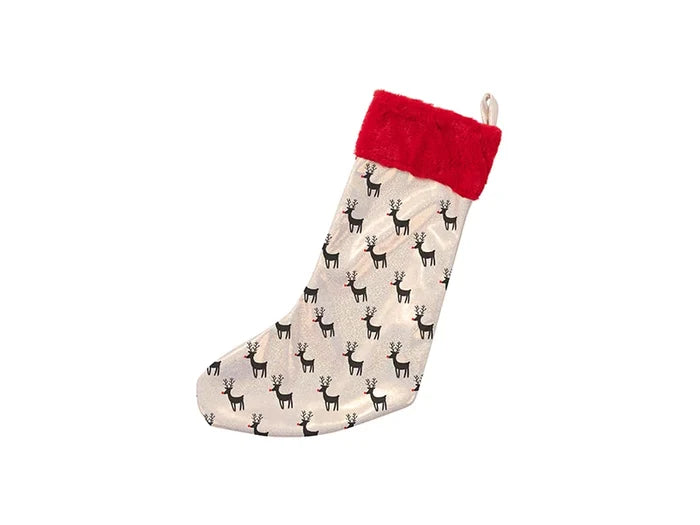 Sublimation Blanks Glitter Christmas Stocking (Champagne Gold)