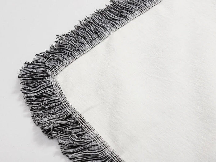 Sublimation Blanks Tassel Tapestry (150*200cm/59.05inchx78.74inch)
