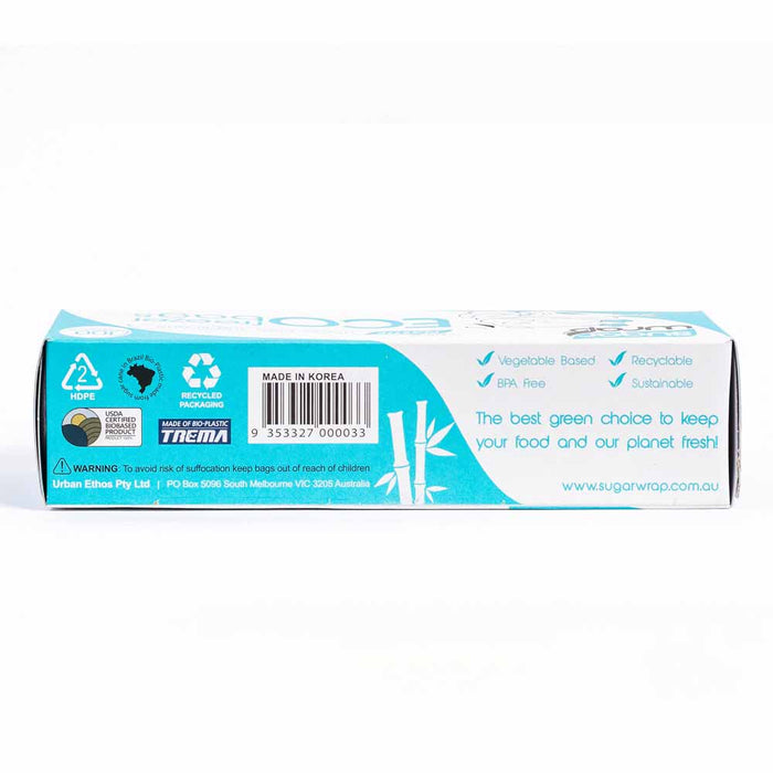 Sugarwrap Eco Freezer Bags 50 Pack - Medium - L'Organic