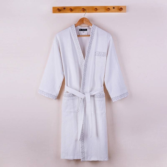 Superior Waffle Cotton Bath Robes | 3 Colours