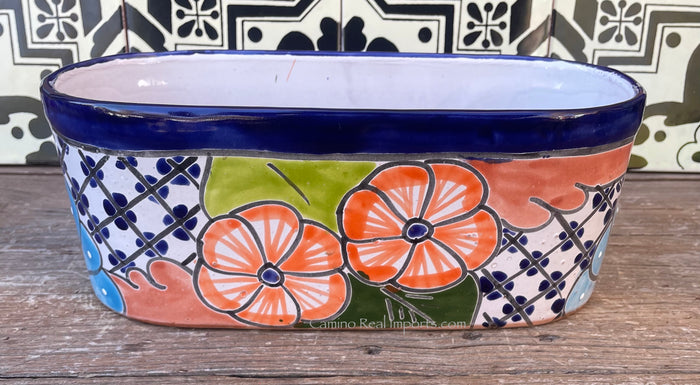 Talavera Flower Pot Planter Window Box TPWB11007