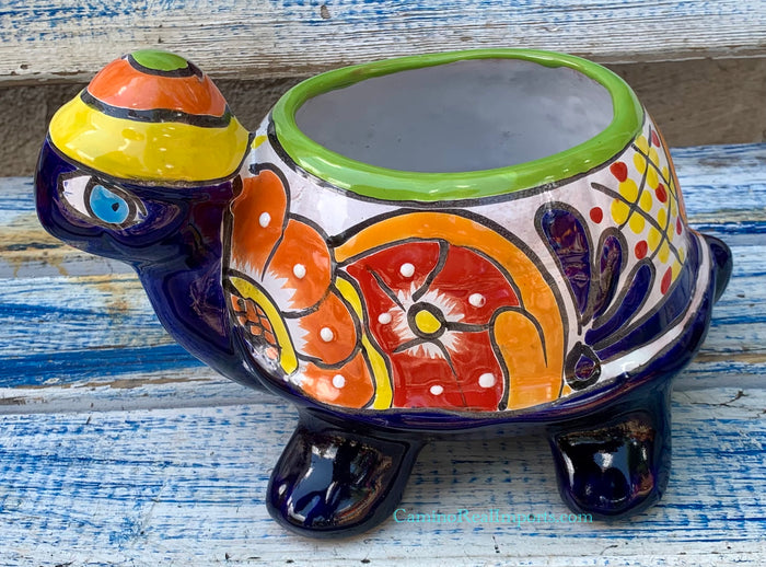 TALAVERA TURTLE PLANTER  TTP10006