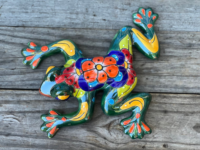 Talavera Wall Decor Frog 12" TF113