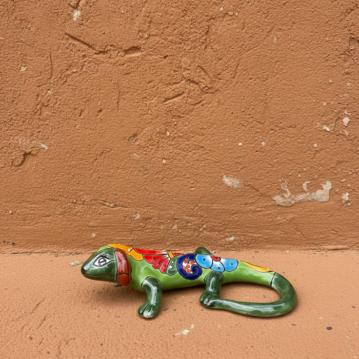 Talavera Wall Decor Gecko Iguana 13" TI13004