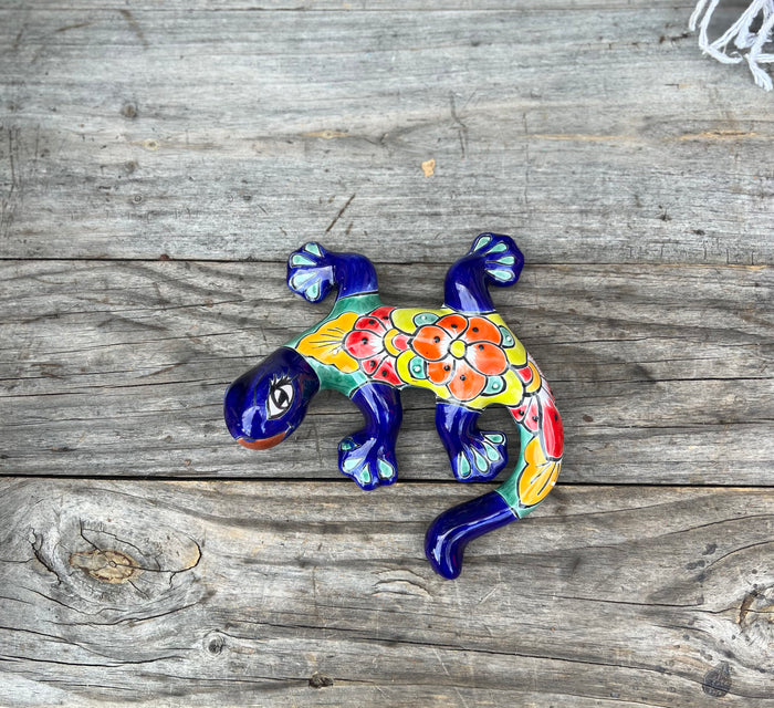 Talavera Wall Decor Gecko Salamander 8" TGS8002
