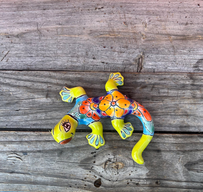 Talavera Wall Decor Gecko Salamander 8" TGS8009