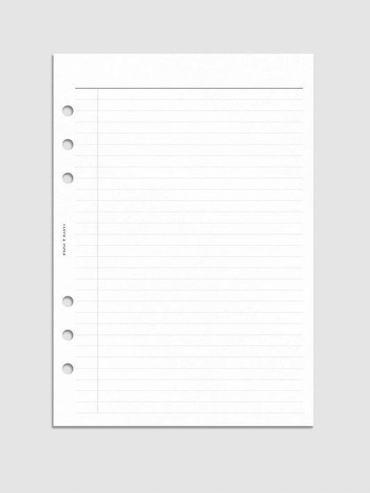 Digital mockup of insert in A5.