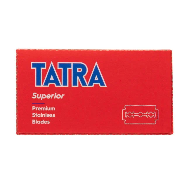 Tatra | Superior Stainless Steel Double Edge Razor Blades, 5 Blades