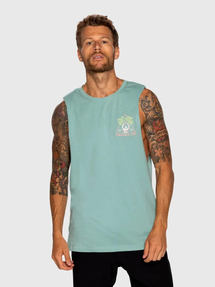 TEAMLTD Mens Island Babe Tank Sage