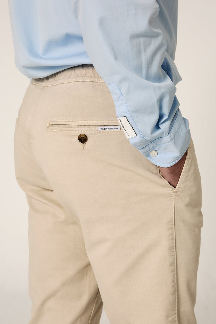 The Chino Jogger Beige Seimeira