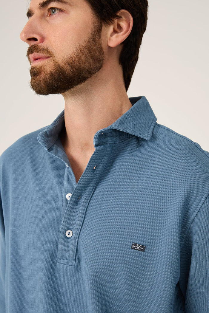 The Cotton Polera Azul Castro