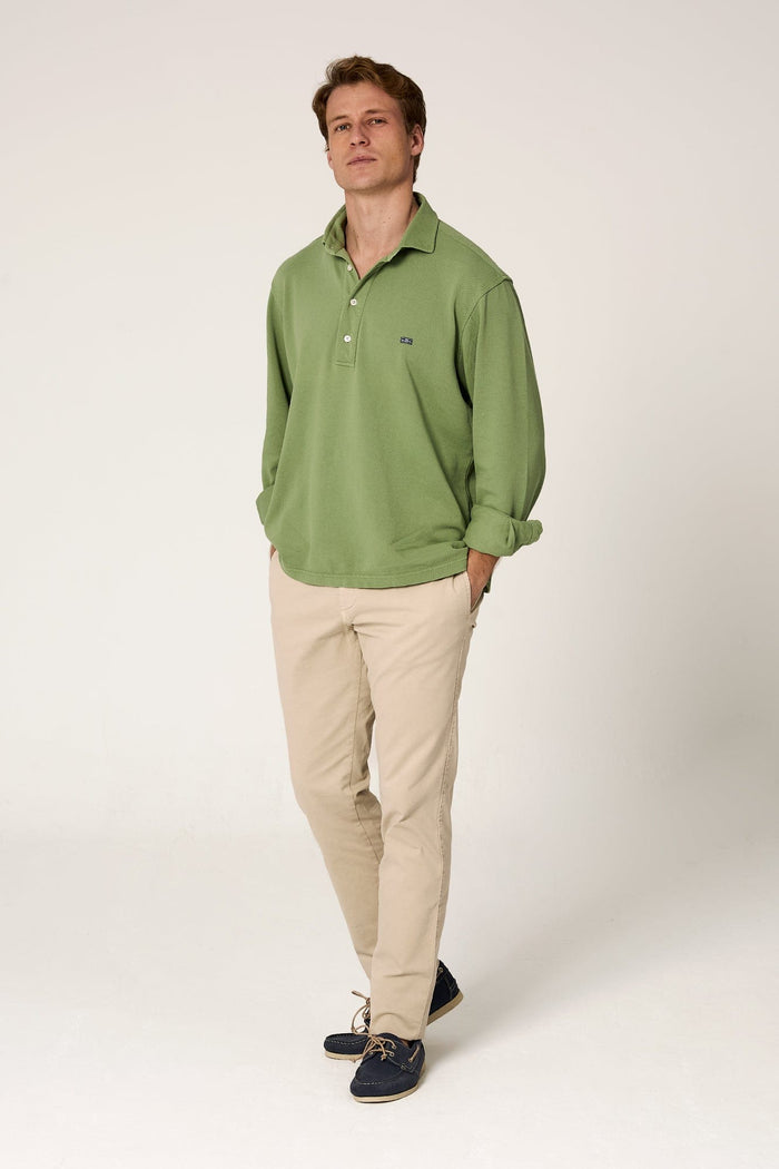 The Cotton Polera Verde Navarra