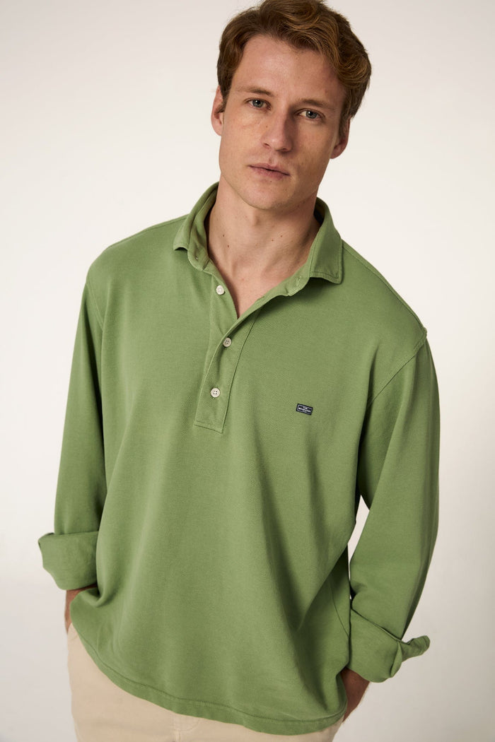 The Cotton Polera Verde Navarra