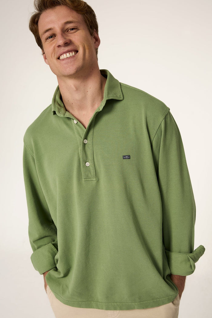 The Cotton Polera Verde Navarra
