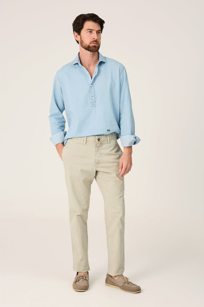 The Denim Polera Azul Claro