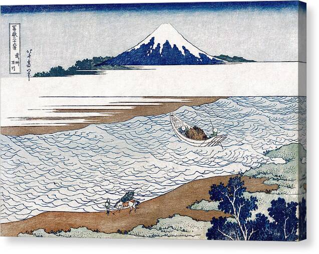 The Jewel River in Musashi Province - Canvas Print