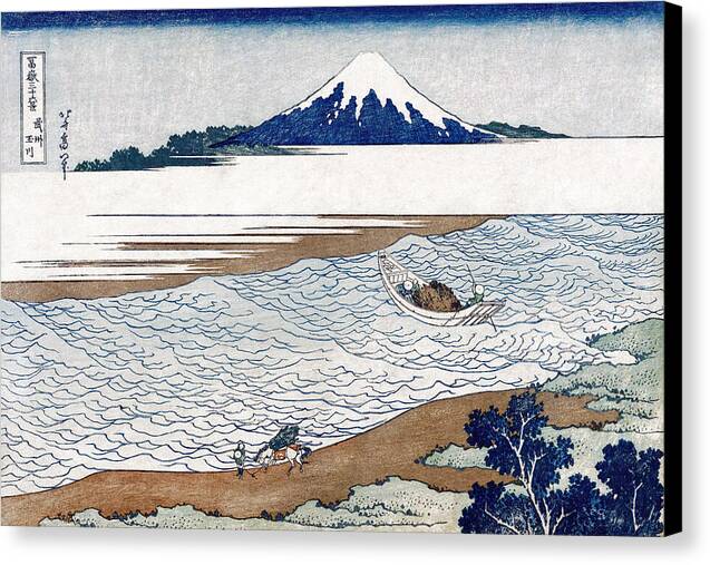 The Jewel River in Musashi Province - Canvas Print