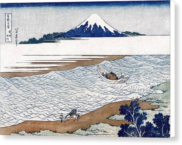 The Jewel River in Musashi Province - Canvas Print