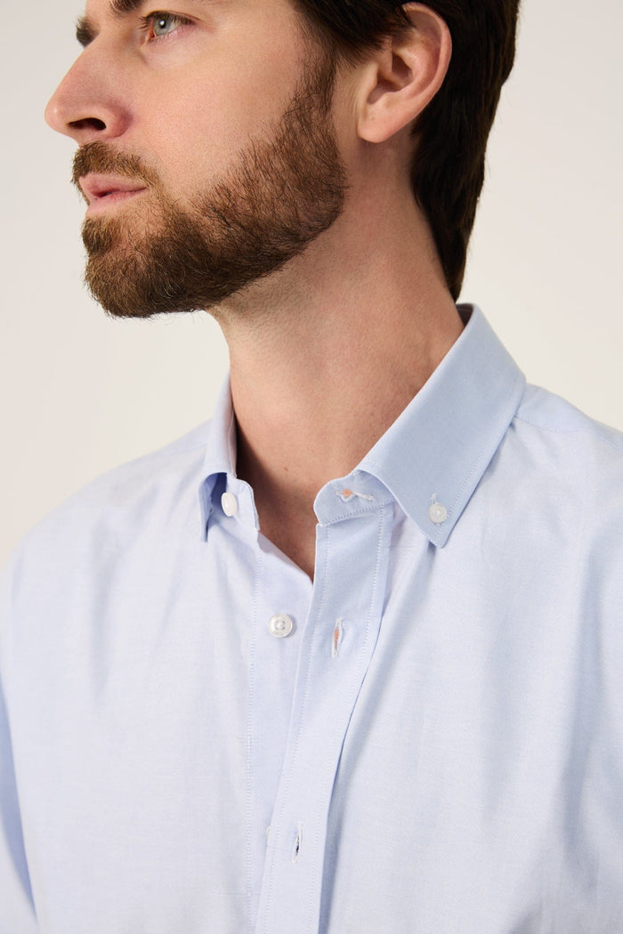 The Oxford Azul Button Down