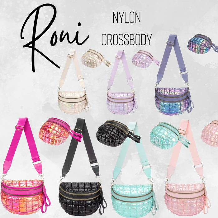 The Roni Nylon Crossbody - Puffer
