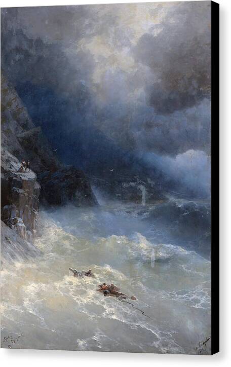 The Storm at Cape Aya - Canvas Print