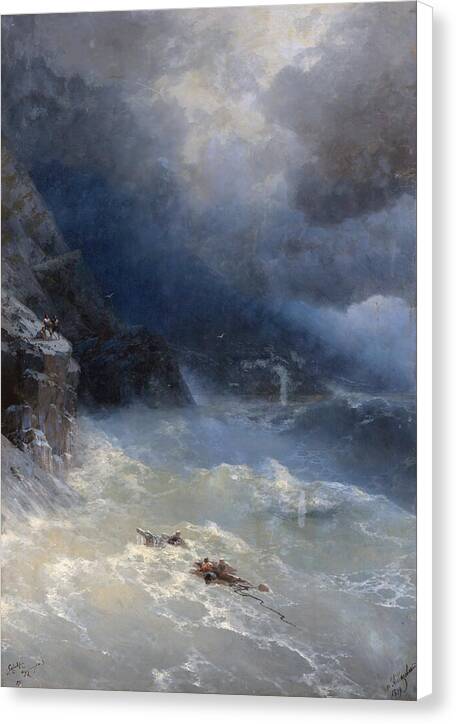 The Storm at Cape Aya - Canvas Print