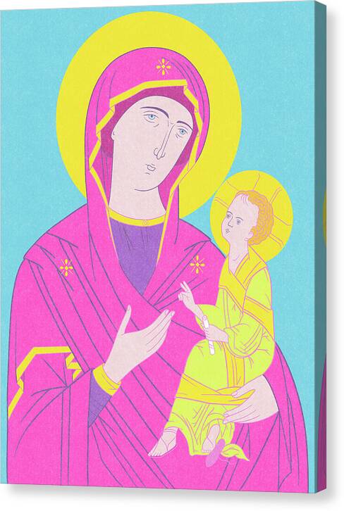 Theotokos Contemporary - Canvas Print