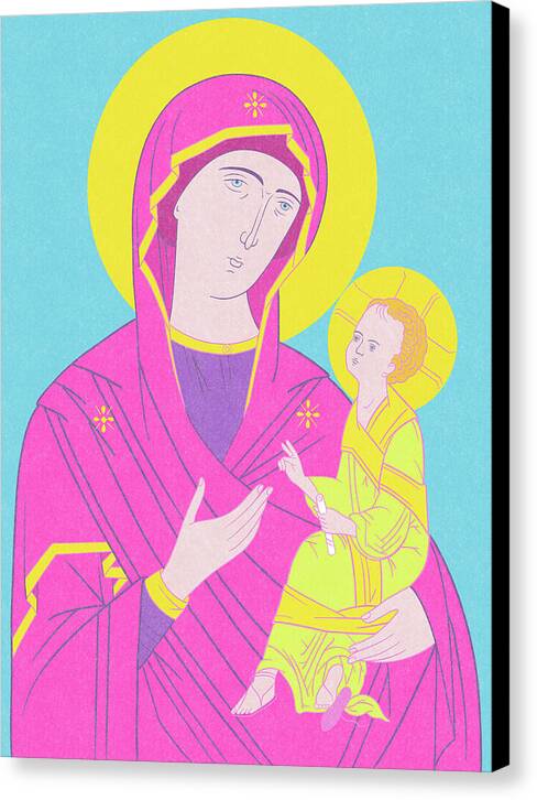 Theotokos Contemporary - Canvas Print
