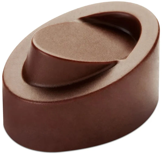 Tilted Oval Chocolate Mold
