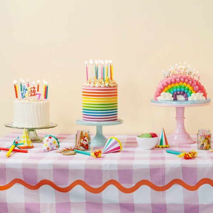 Twisted Pastel Birthday Candles - 8 Pack