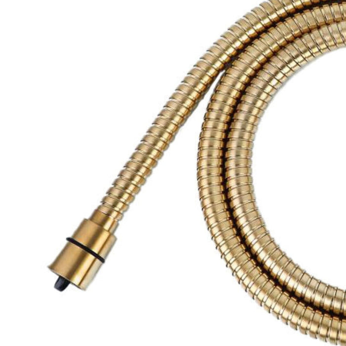 VOS Metal Hose 150cm - Matt Brushed Brass Shower Parts JTP