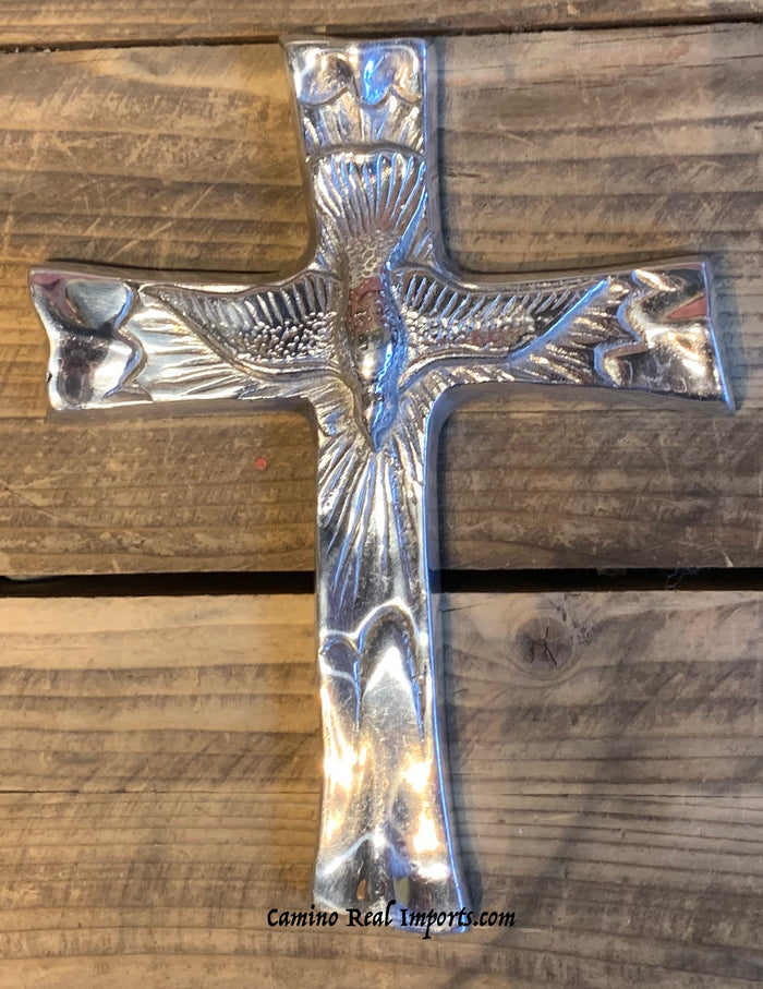 Wall Hanging Pewter Cross Decor MCP031