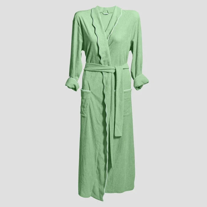 Weezie Long Lightweight Scallop Robe