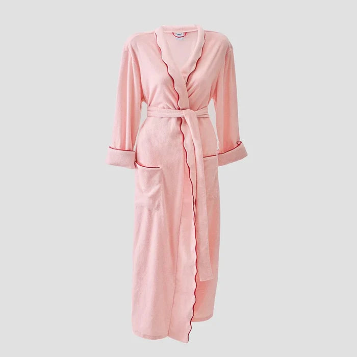 Weezie Long Lightweight Scallop Robe