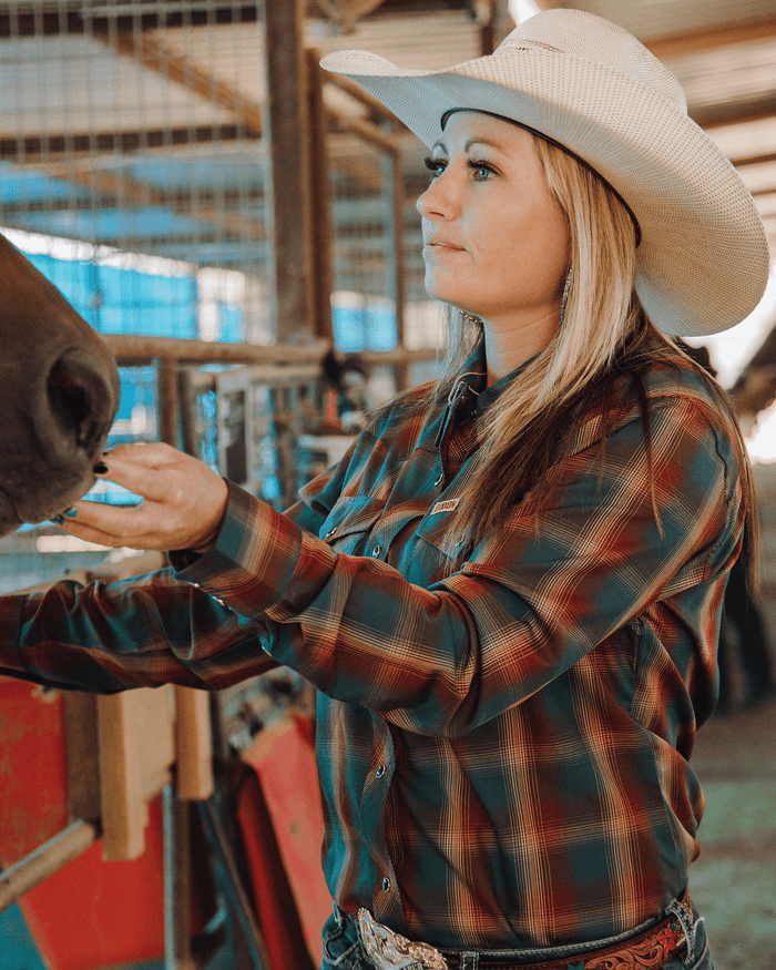 Women's The Denver Bamboo Long Sleeve - Lasso - Dixxon Flannel Co.
