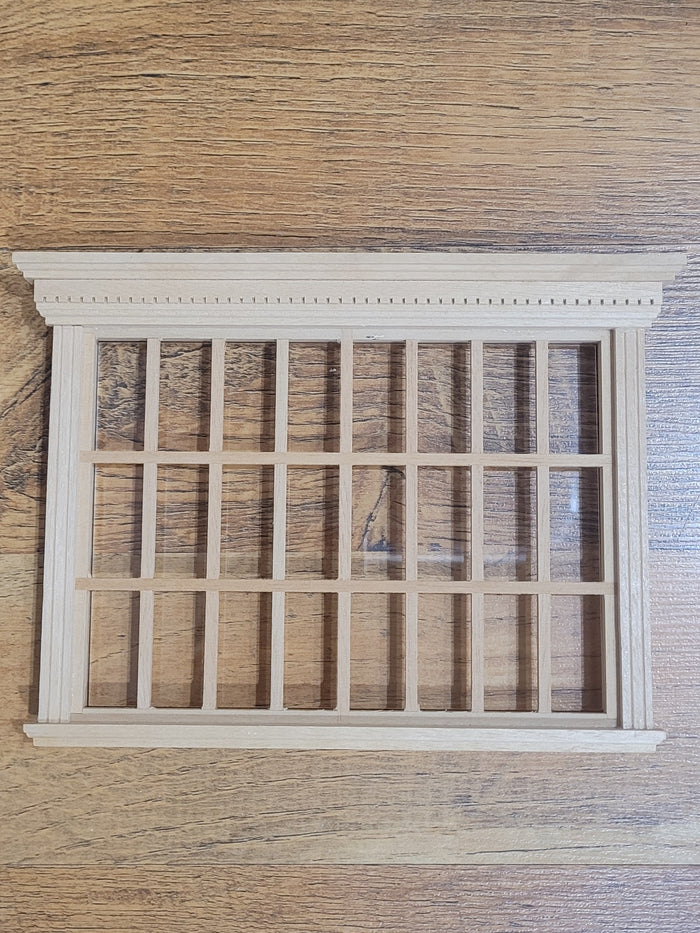Wooden 24-Panel Bay Window