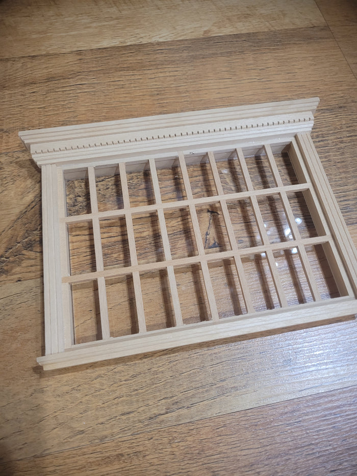 Wooden 24-Panel Bay Window