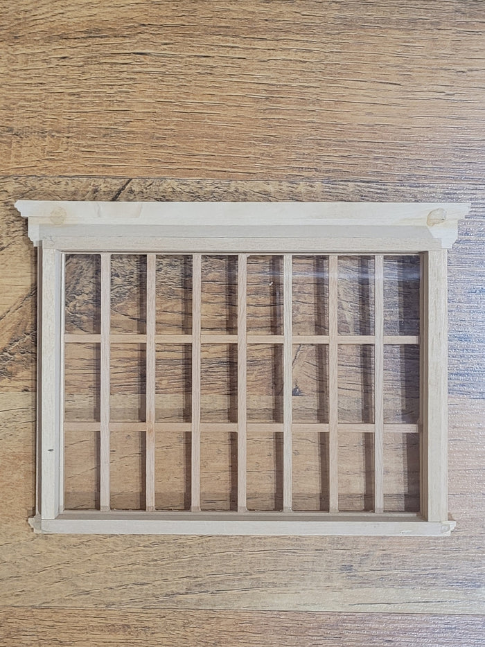 Wooden 24-Panel Bay Window