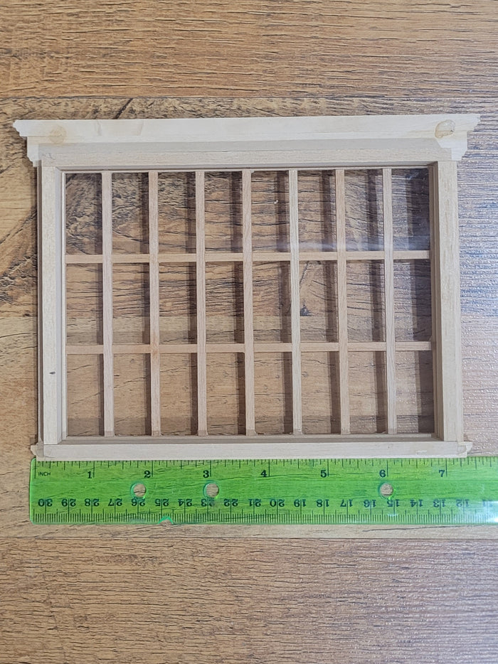 Wooden 24-Panel Bay Window