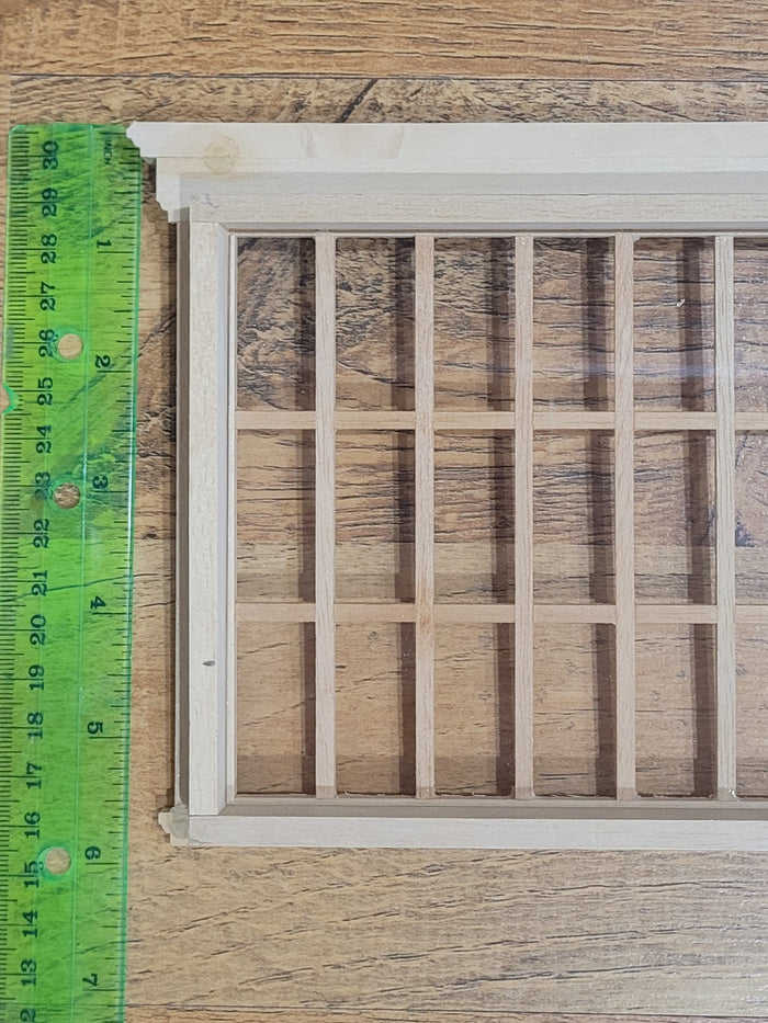 Wooden 24-Panel Bay Window