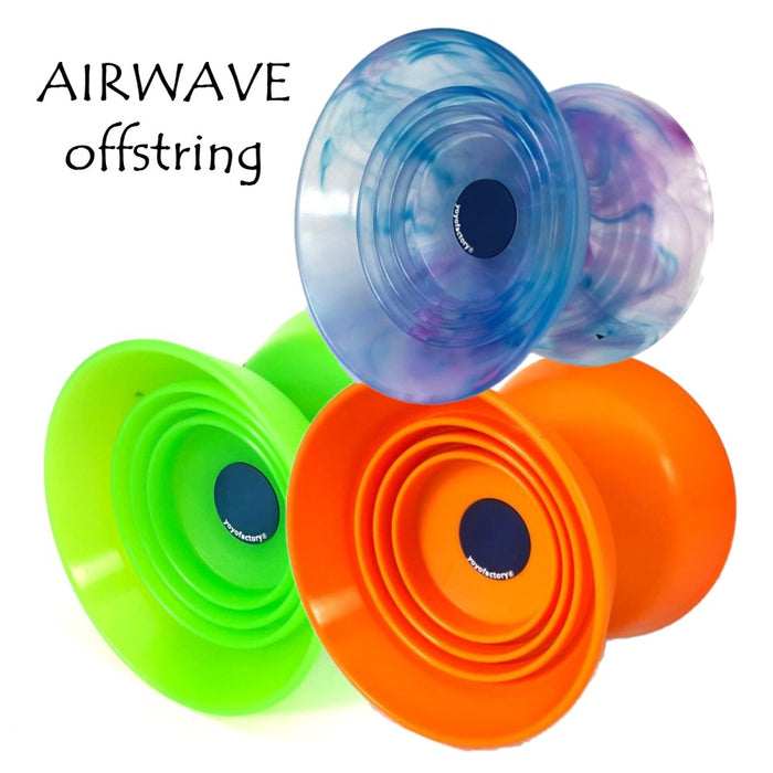 YoYoFactory Offstring Airwave Yo-Yo - Polycarbonate Off String Yo Yo - YoYoSam