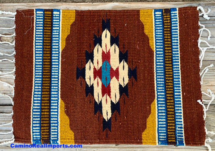 Zapotec Rug Place Mat  15" X 21"  ZPM011